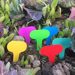 50pcs Waterproof T-shaped Garden Label Plant Tags