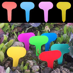 50pcs Waterproof T-shaped Garden Label Plant Tags