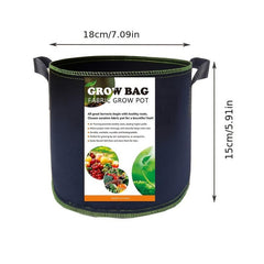 Heavy Duty 300G Grow Bags Nonwoven Plant Fabric Pots With Handles