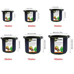 Heavy Duty 300G Grow Bags Nonwoven Plant Fabric Pots With Handles