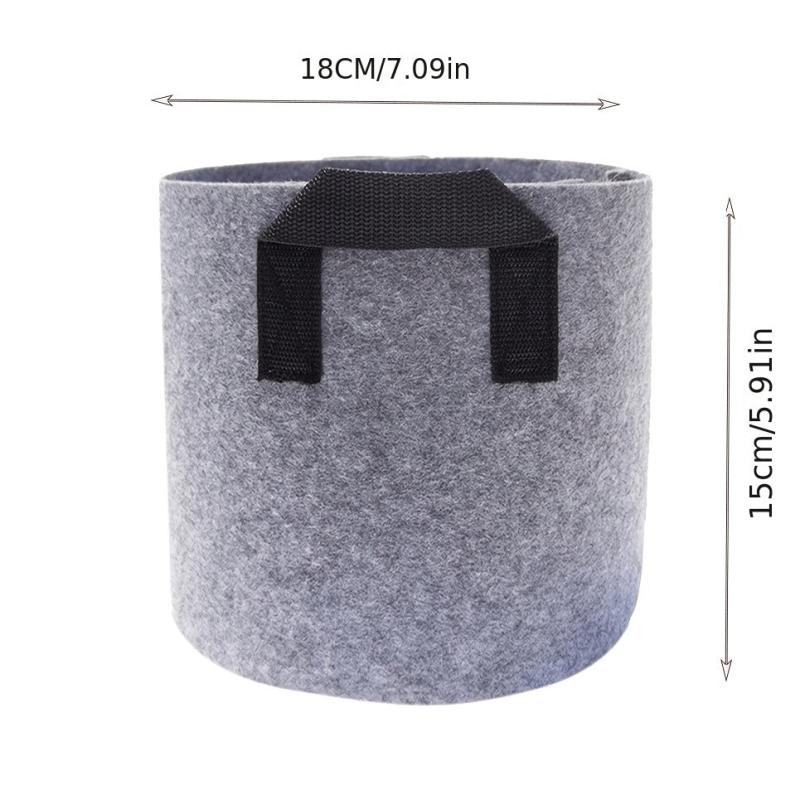 Heavy Duty 300G Grow Bags Nonwoven Plant Fabric Pots With Handles