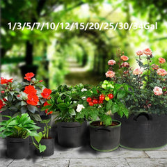 Heavy Duty 300G Grow Bags Nonwoven Plant Fabric Pots With Handles