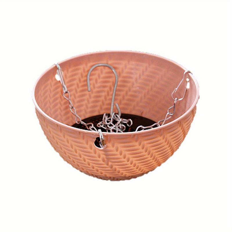 1pc Plastic Hanging Succulent Plant Pot Creative Indoor Outdoor Home Decor