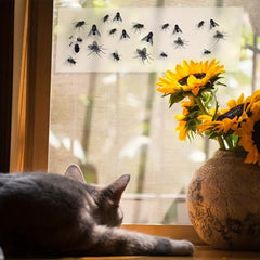 30 Packs Sticky Window Fly Traps Indoor Outdoor Fly Paper