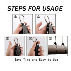 2pcs Grow Light Lanyard Lights Shade Hook Tent Sling Metal Wheel Lighting