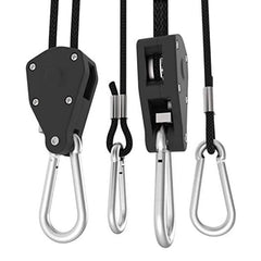2pcs Grow Light Lanyard Lights Shade Hook Tent Sling Metal Wheel Lighting