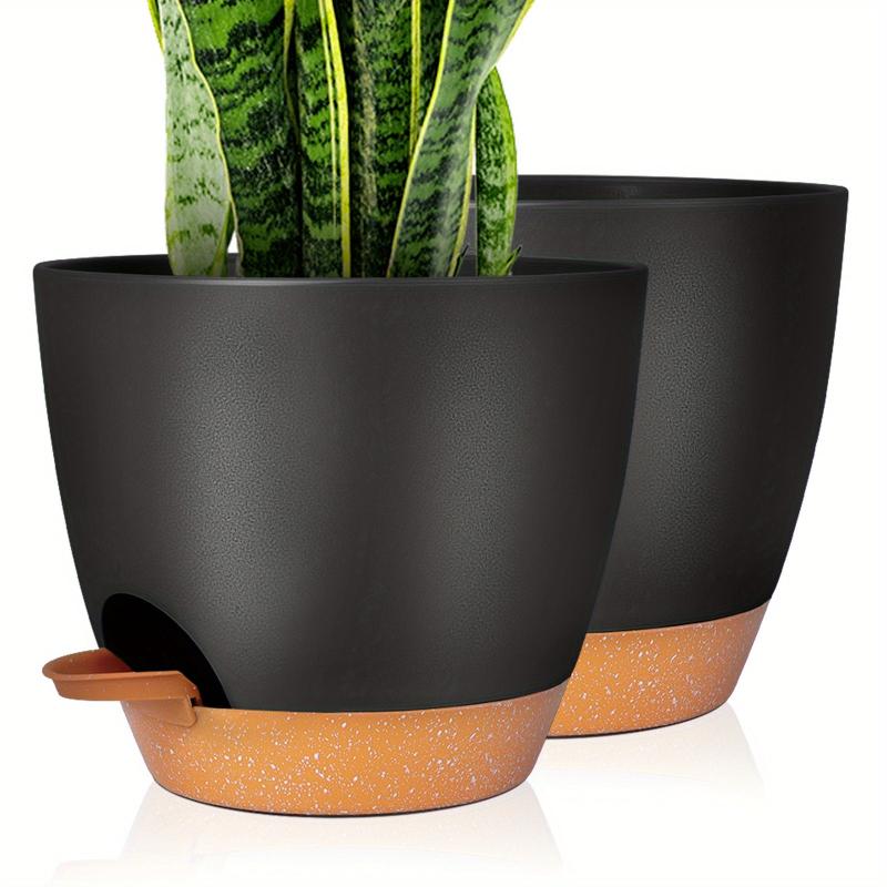 2pcs Plant Pots Set Of 2 Pack 20 32 Cm Planters For Indoor Plants