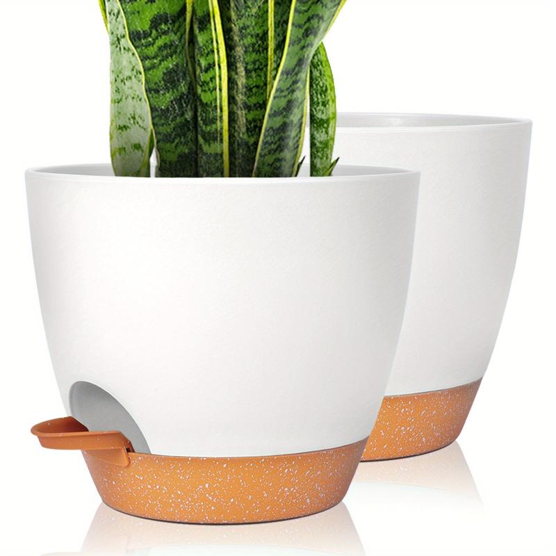 2pcs Plant Pots Set Of 2 Pack 20 32 Cm Planters For Indoor Plants