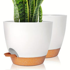 2pcs Plant Pots Set Of 2 Pack 20 32 Cm Planters For Indoor Plants