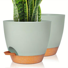 2pcs Plant Pots Set Of 2 Pack 20 32 Cm Planters For Indoor Plants