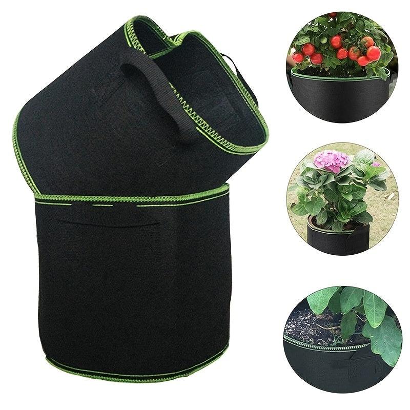 5 Pack Plant Grow Bags 1 2 3 5 7 10Gallons Heavy Duty Fabric Pots