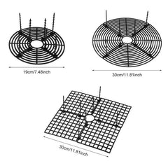 Mesh Plant Pot Cover with Nail for Root Protection