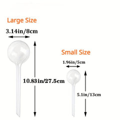 Clear Plant Watering Globes - Self Watering Bulbs