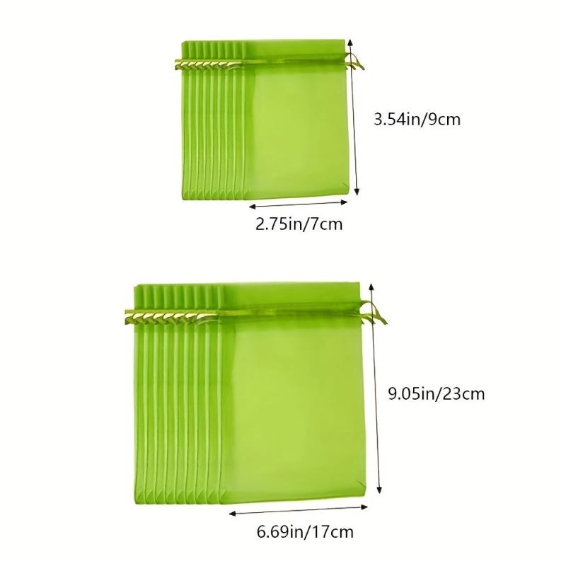 20pcs Fruit Protection Bags Mesh Bags for Pest & Bird Prevention