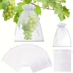 20pcs Fruit Protection Bags Mesh Bags for Pest & Bird Prevention