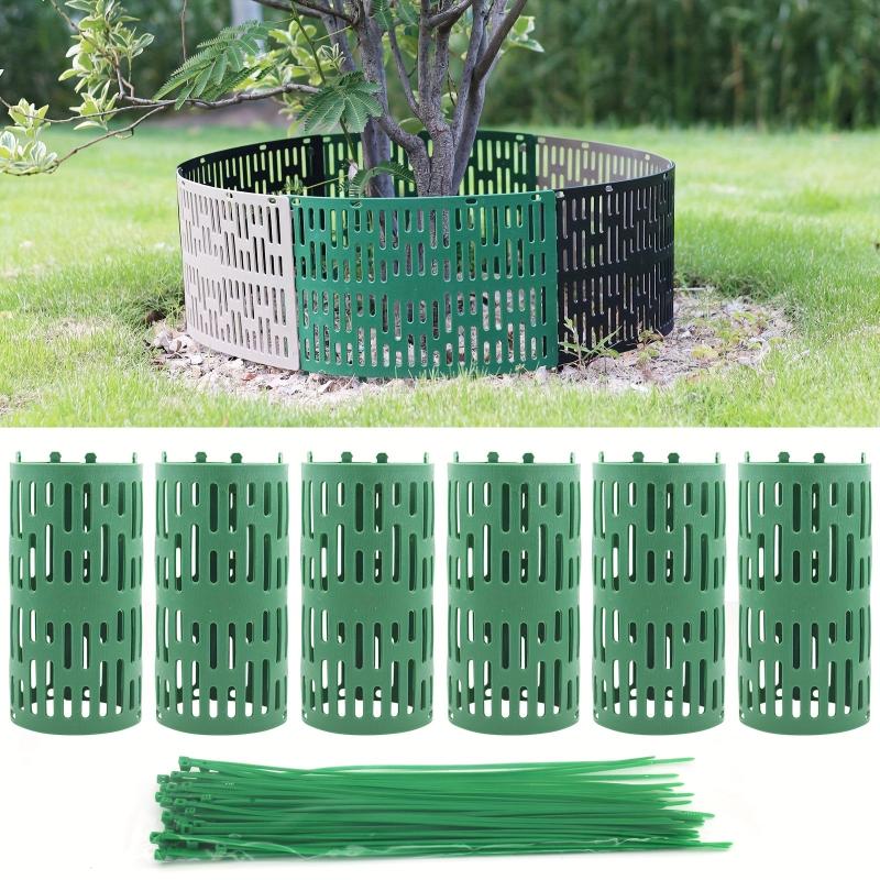Tree Trunk Protector 6-Pack Weather Resizable Stacks Vertically