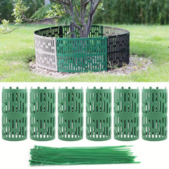 Tree Trunk Protector 6-Pack Weather Resizable Stacks Vertically