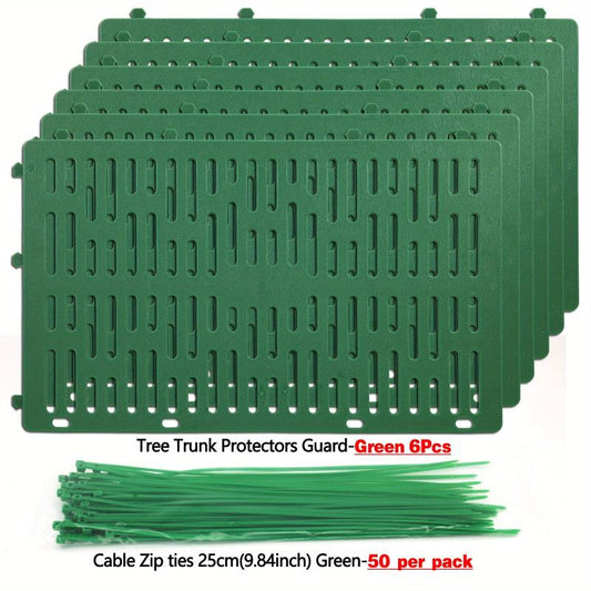 Tree Trunk Protector 6-Pack Weather Resizable Stacks Vertically
