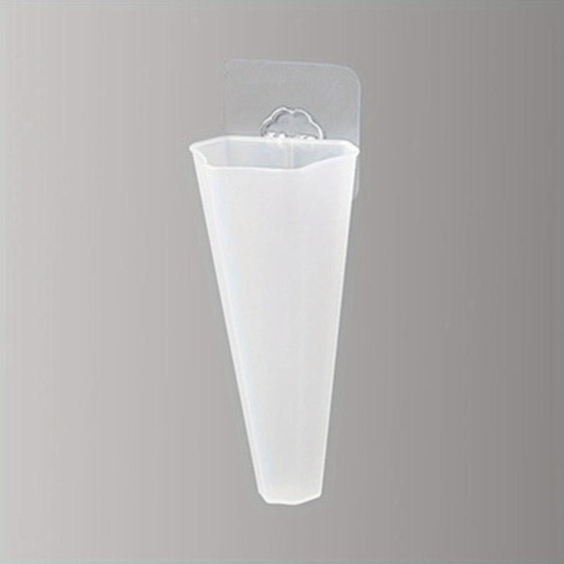1pc Semi-circular Wall Mounted Flowerpot Without Drilling