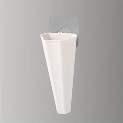1pc Semi-circular Wall Mounted Flowerpot Without Drilling