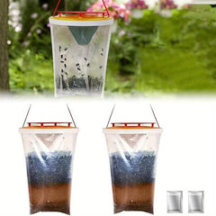 Clear Fly Bags Non Toxic Disposable Outdoor Fly Traps