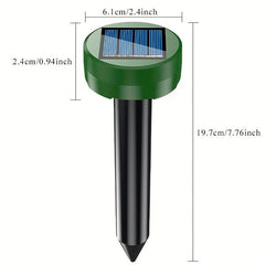 Outdoor Solar Ultrasonic Animal Repellent Waterproof Snake Repellent