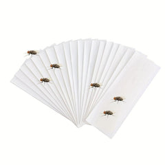 10pcs Clear Window Fly Traps Sticky Fly Strip For Indoor Houseflies