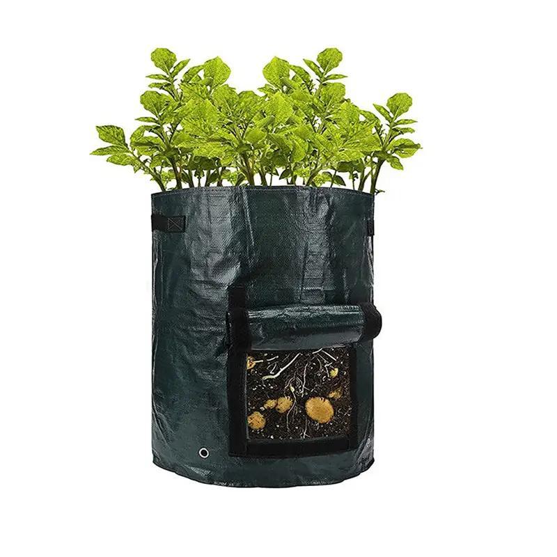 Potato Growing Bags 10 Gallon Planting Pouch Vegetable Grow Container
