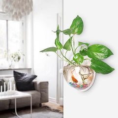 5.9in Mini Wall Hanging Flower Pot Plant Hydroponics