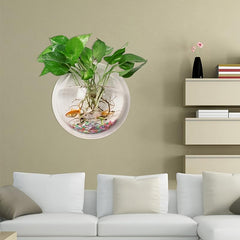 5.9in Mini Wall Hanging Flower Pot Plant Hydroponics