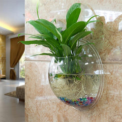 5.9in Mini Wall Hanging Flower Pot Plant Hydroponics