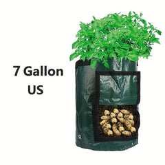1pc Potato Grow Bag PE Vegetable Grow Bags With Handle Thickened Growing Bag
