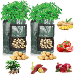 1pc Potato Grow Bag PE Vegetable Grow Bags With Handle Thickened Growing Bag