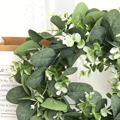 46cm Money Leaf Eucalyptus Door Decoration Wreath Pendant