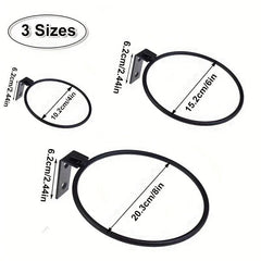 Wall Planter Holder 10 15 20 Flower Pot Holder Ring Foldable Round Iron Planter