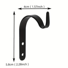 3pcs Hanging Baskets Brackets Hooks Outdoor Garden Plant Hanger Wall Bracket