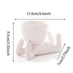 Nordic Succulent Plant Pot Ceramic Ornaments for Office
