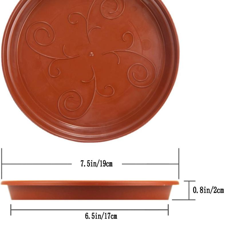 1pc Round Plastic Plant Saucers for Indoor and Outdoor Plant Container