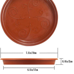 1pc Round Plastic Plant Saucers for Indoor and Outdoor Plant Container