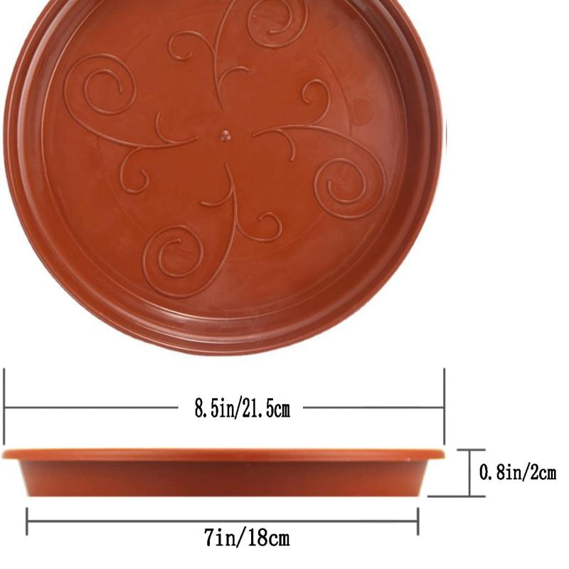 1pc Round Plastic Plant Saucers for Indoor and Outdoor Plant Container