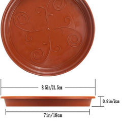1pc Round Plastic Plant Saucers for Indoor and Outdoor Plant Container