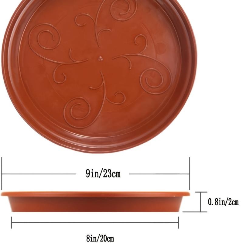 1pc Round Plastic Plant Saucers for Indoor and Outdoor Plant Container
