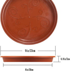 1pc Round Plastic Plant Saucers for Indoor and Outdoor Plant Container