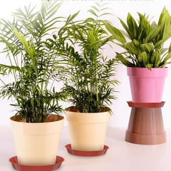 1pc Round Plastic Plant Saucers for Indoor and Outdoor Plant Container