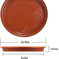 1pc Round Plastic Plant Saucers for Indoor and Outdoor Plant Container