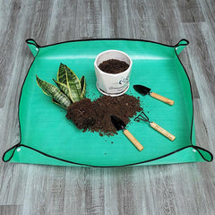 Planting Mat Gardening Potting Pad Foldable Waterproof Mats