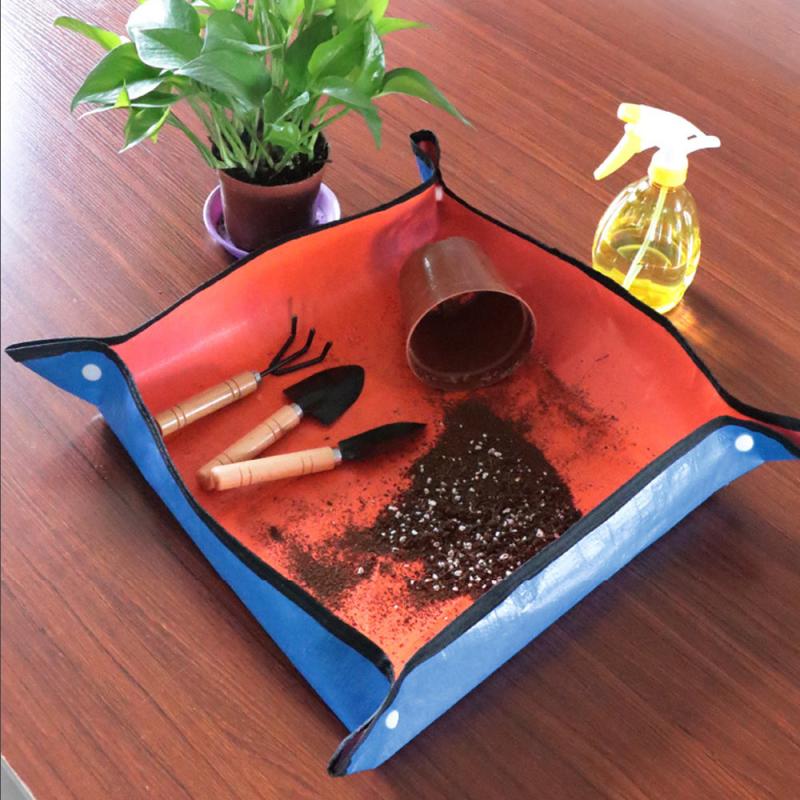 Planting Mat Gardening Potting Pad Foldable Waterproof Mats