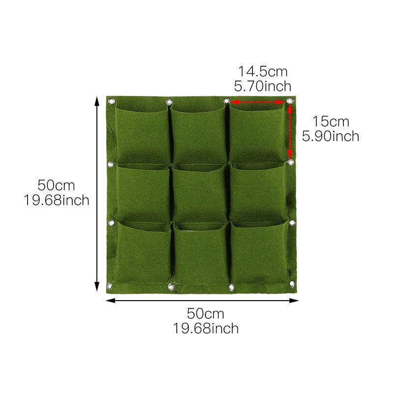 Vertical Garden Wall Planters Set of 9 for Indoor & Outdoor Decor