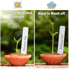 100pcs Plastic Plant Labels for Seedlings Garden Markers