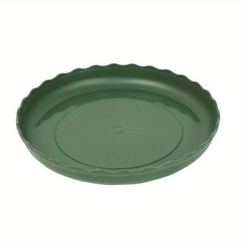 5pcs Plastic Planter Drain Trays for Patio Lawn & Garden